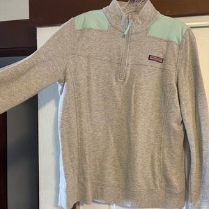 vineyard vines zip up pullover